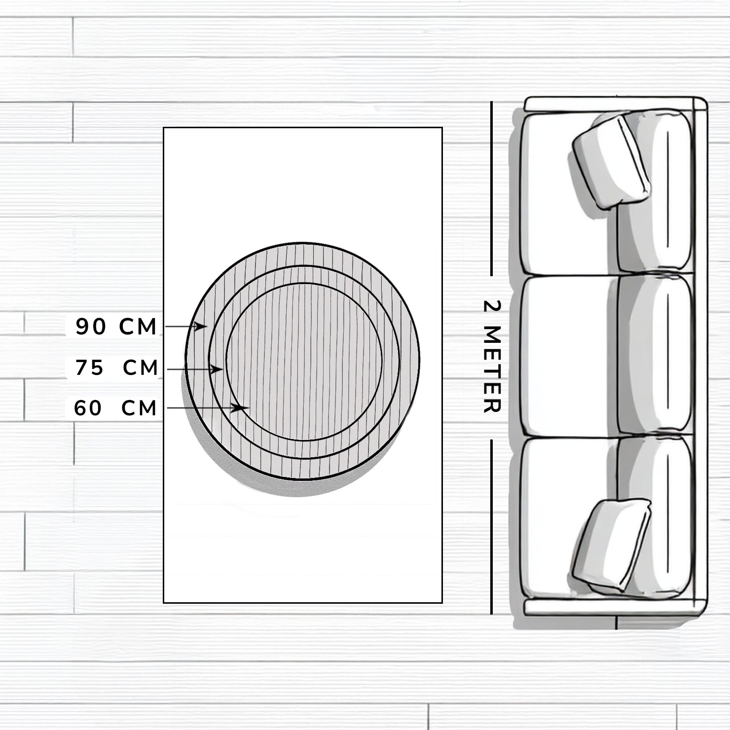 Couchtisch aus massiver Eiche 'Niva'