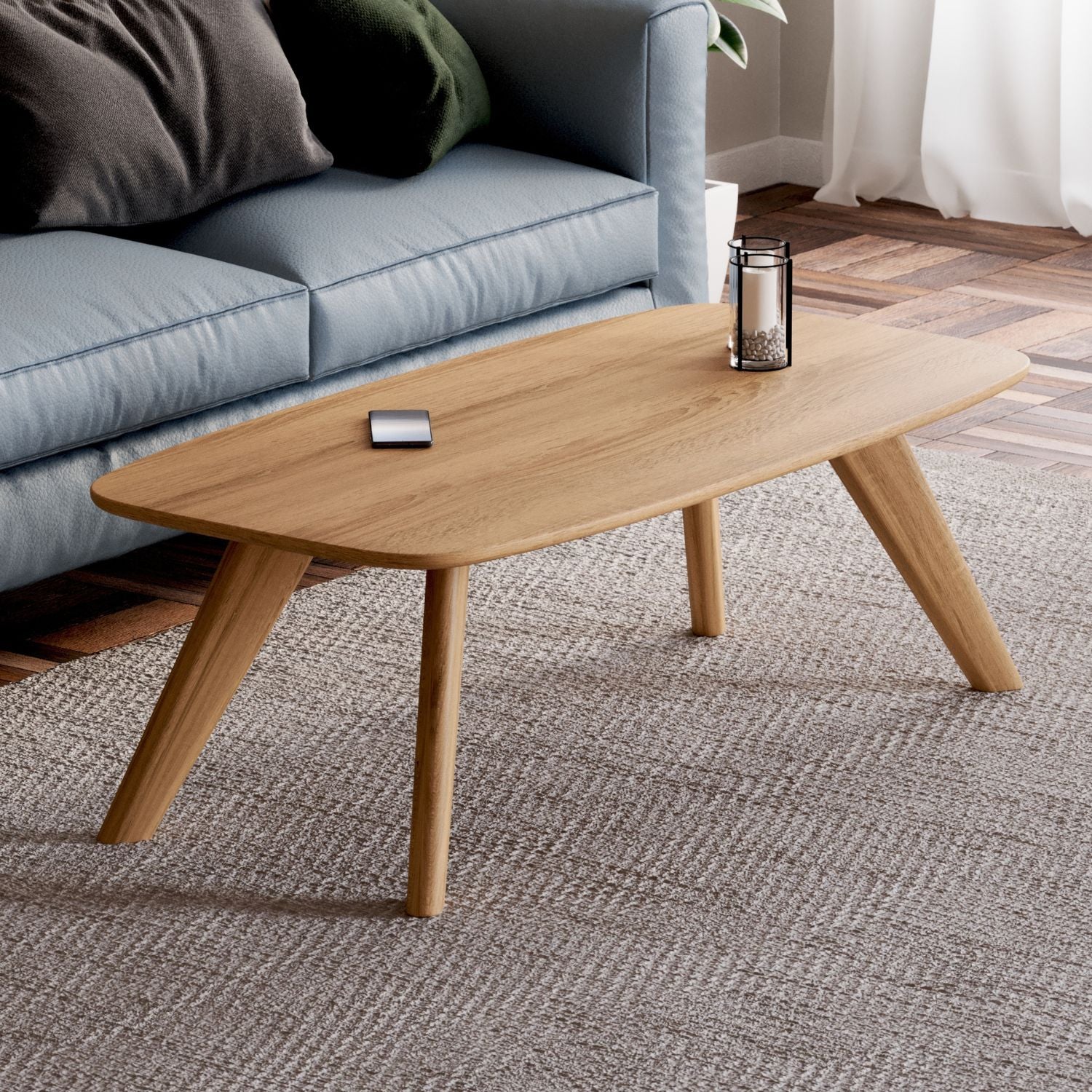 Couchtisch aus massiver Eiche 'Liv'
