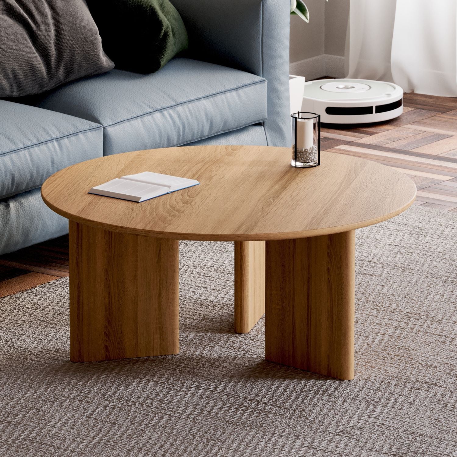 Couchtisch aus massiver Eiche 'Niva'