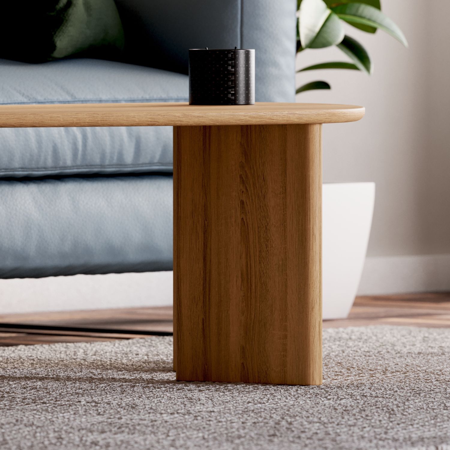 Couchtisch aus massiver Eiche 'Tova'
