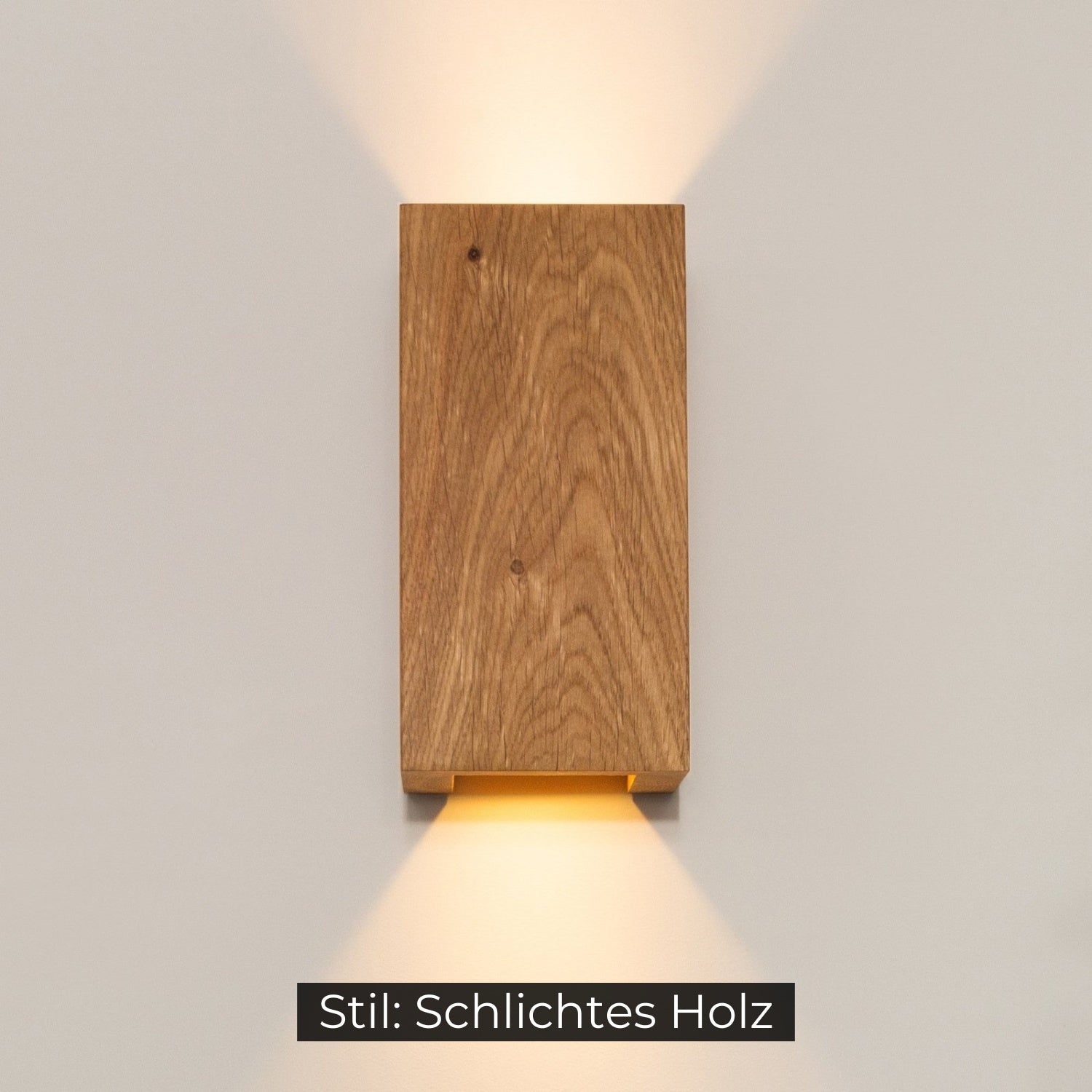 Wandlampe Holz Badajoz Wandleuchte Abjora