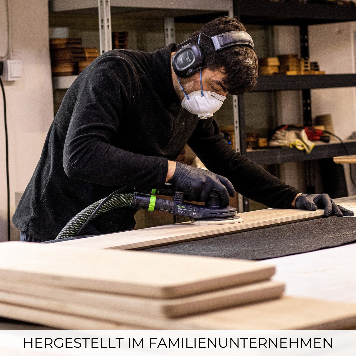 Monitorständer aus Holz 'Skandivis'
