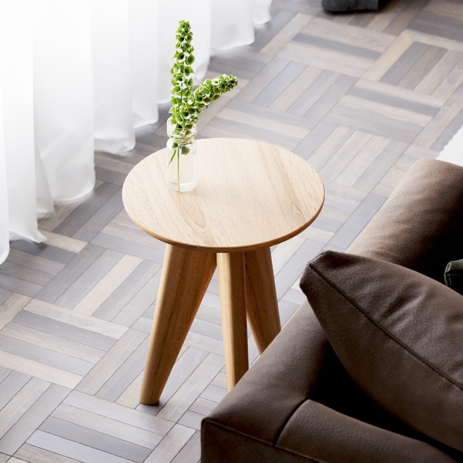 Beistelltisch aus massiver Eiche (FSC®) – Nova