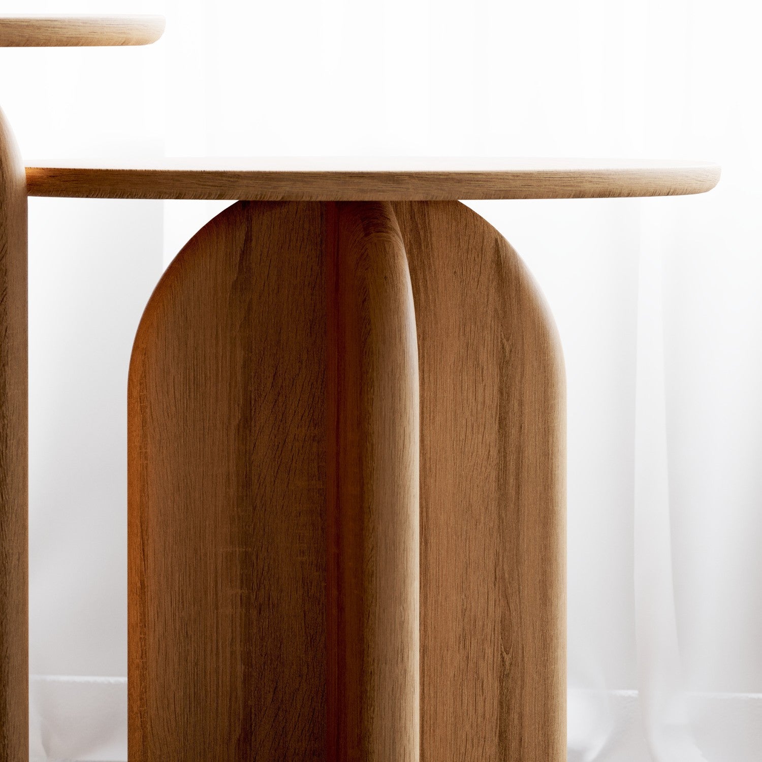 Beistelltisch aus massiver Eiche (FSC®) – Luna