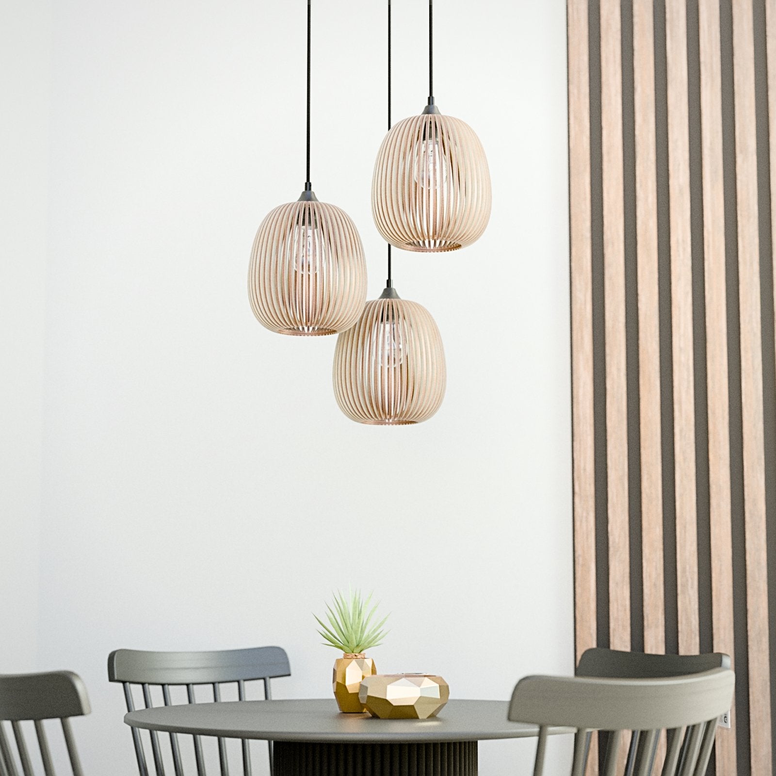 3er Hängelampe 'Styrka'