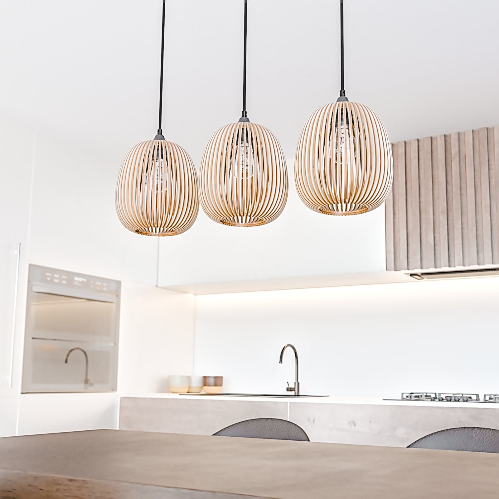 3er Hängelampe 'Alva'