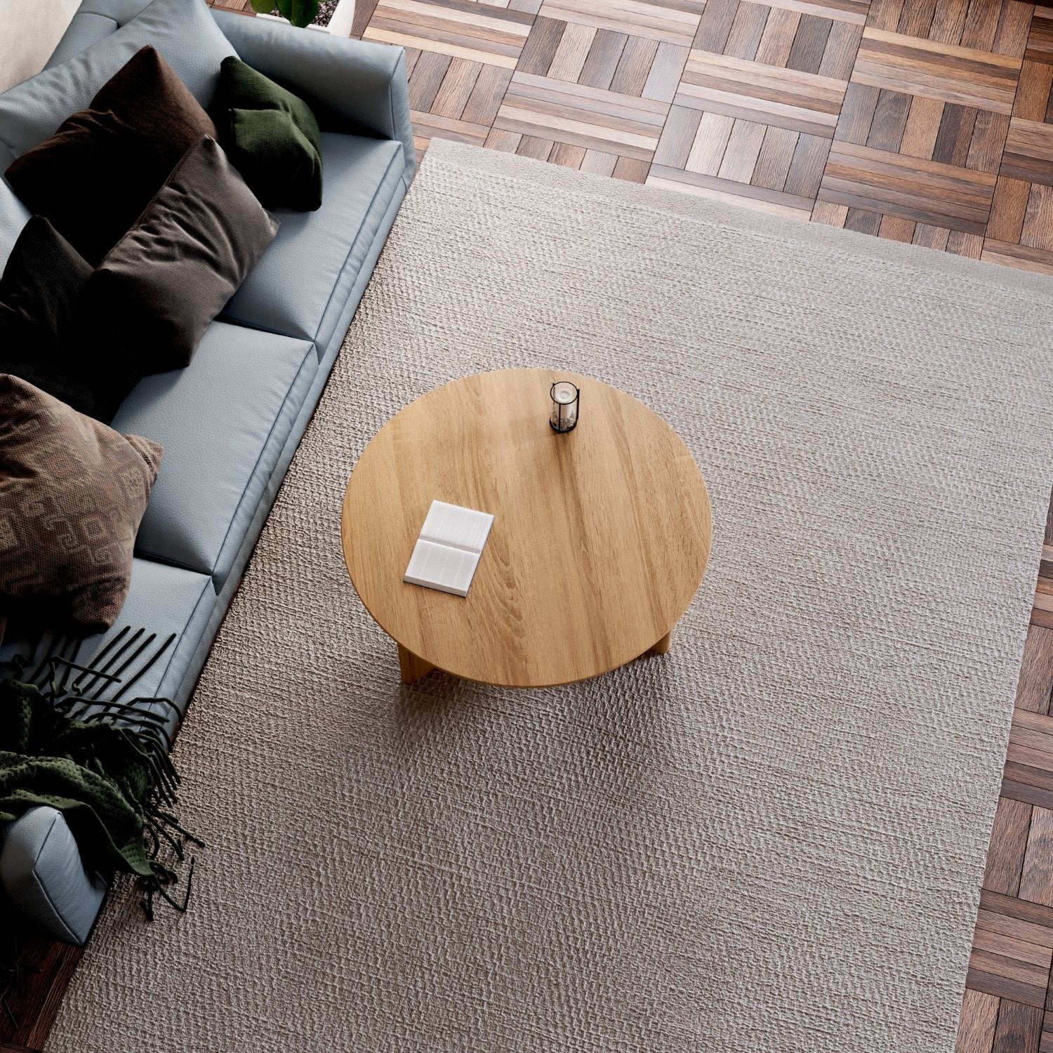 Couchtisch aus massiver Eiche 'Niva'