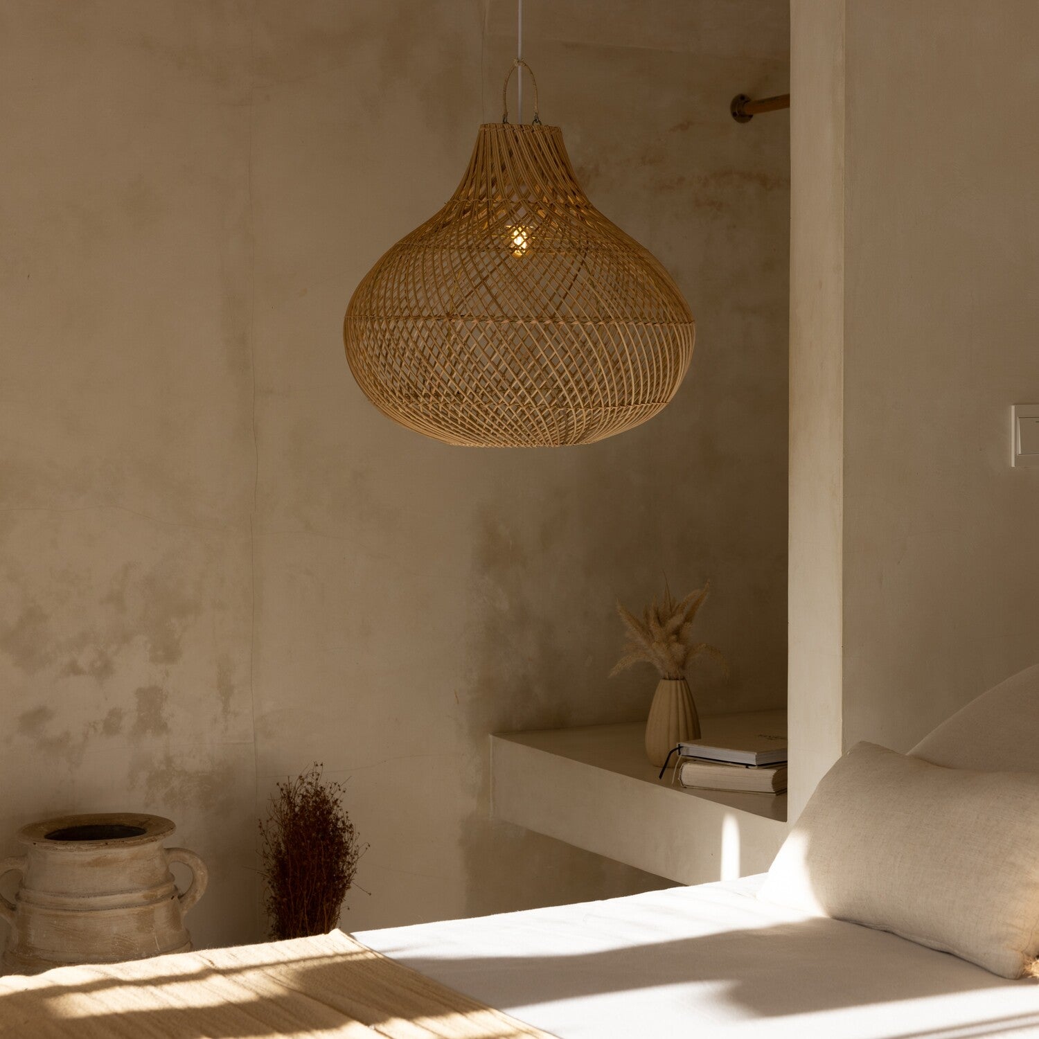 Rattan-Lampe 'Veya'