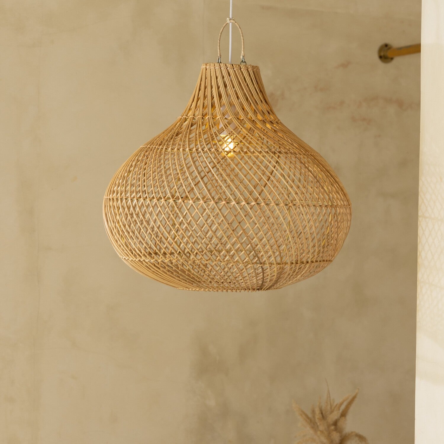 Rattan-Lampe 'Veya'