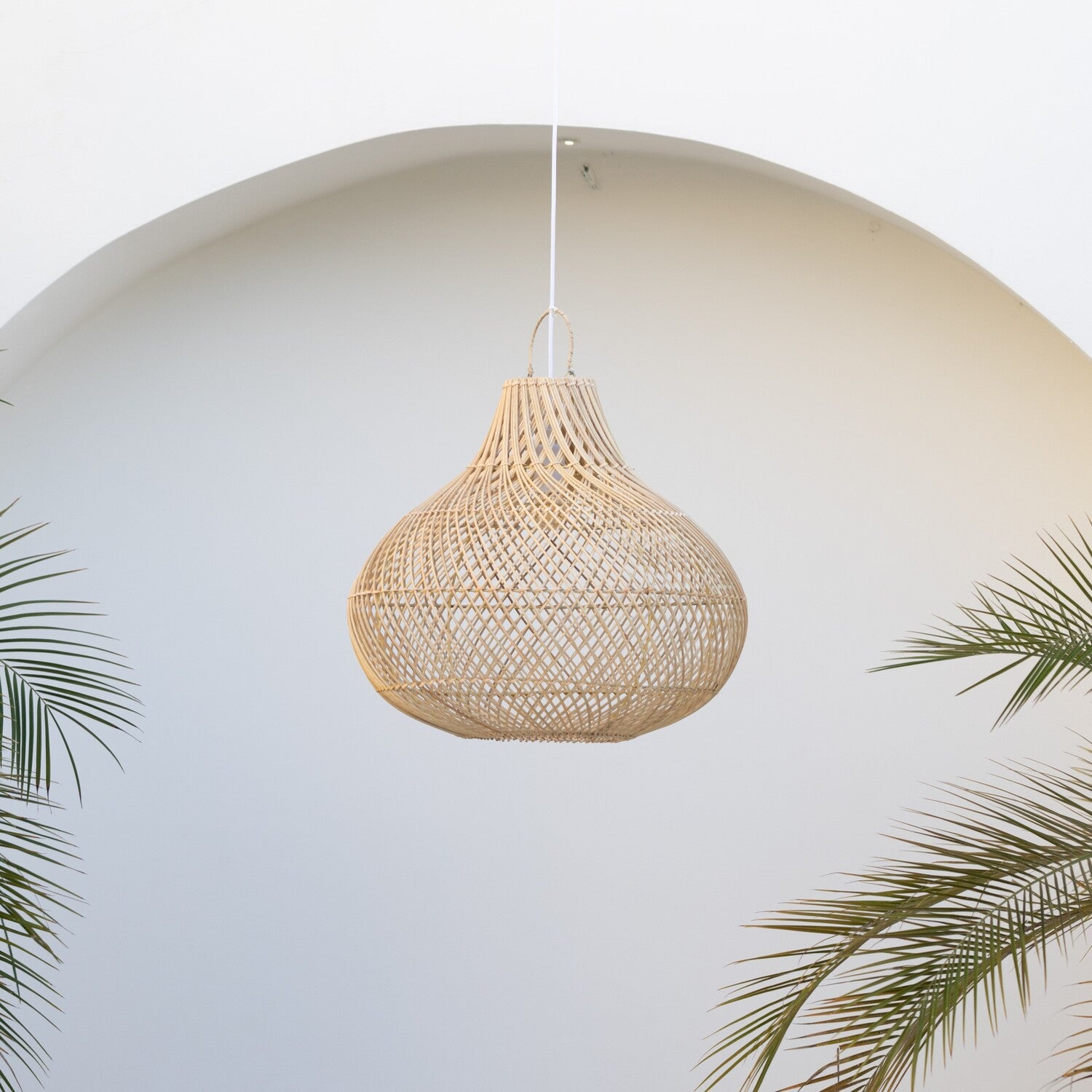 Rattan-Lampe 'Veya'