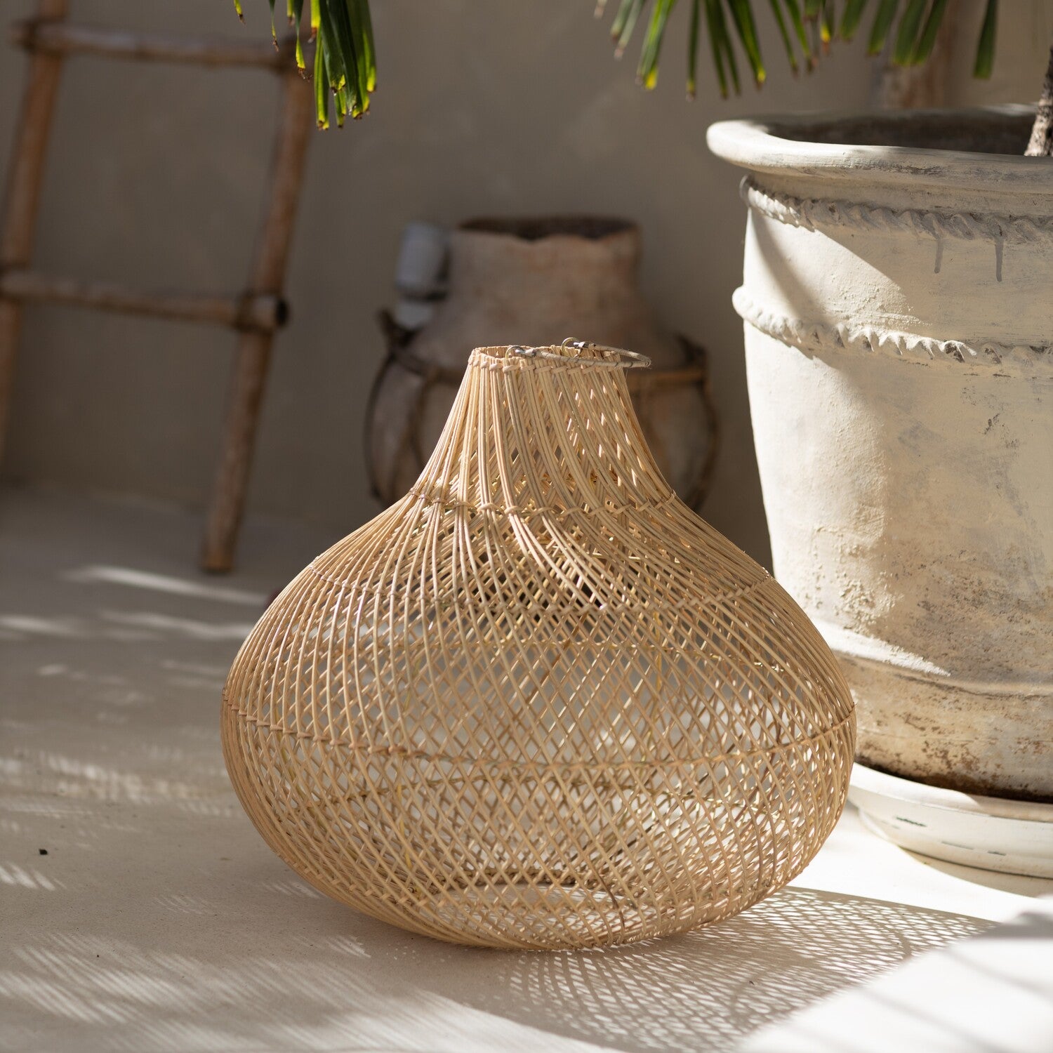 Rattan-Lampe 'Veya'