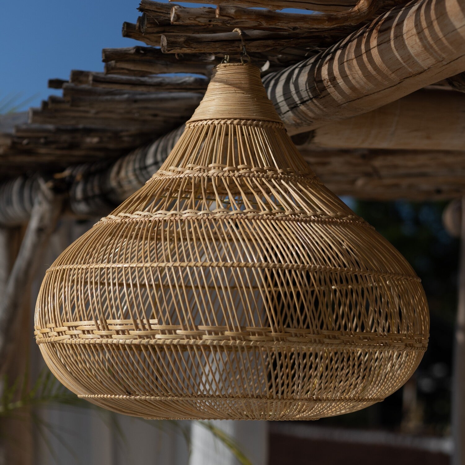 Rattan-Lampe 'Tulum'