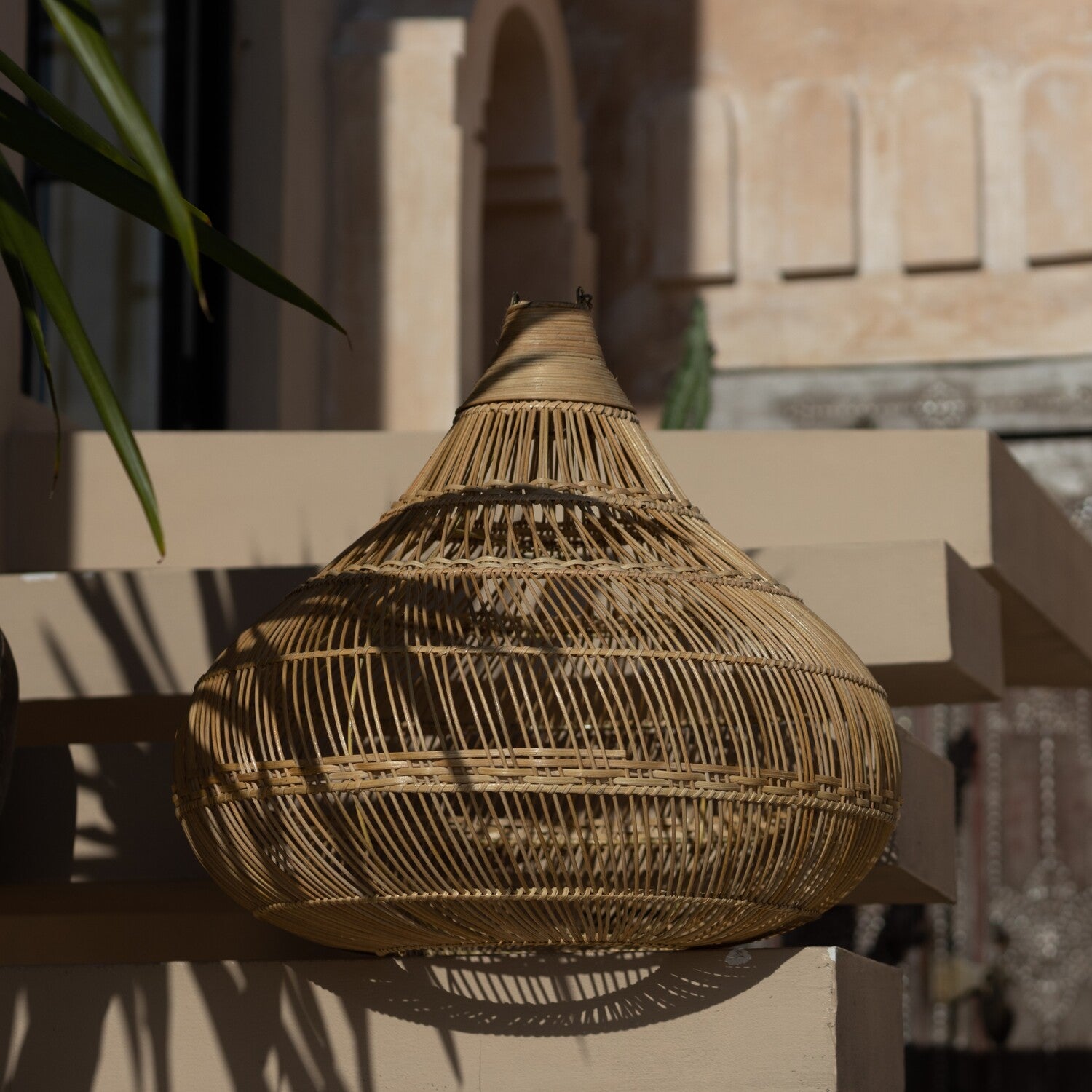Rattan-Lampe 'Tulum'