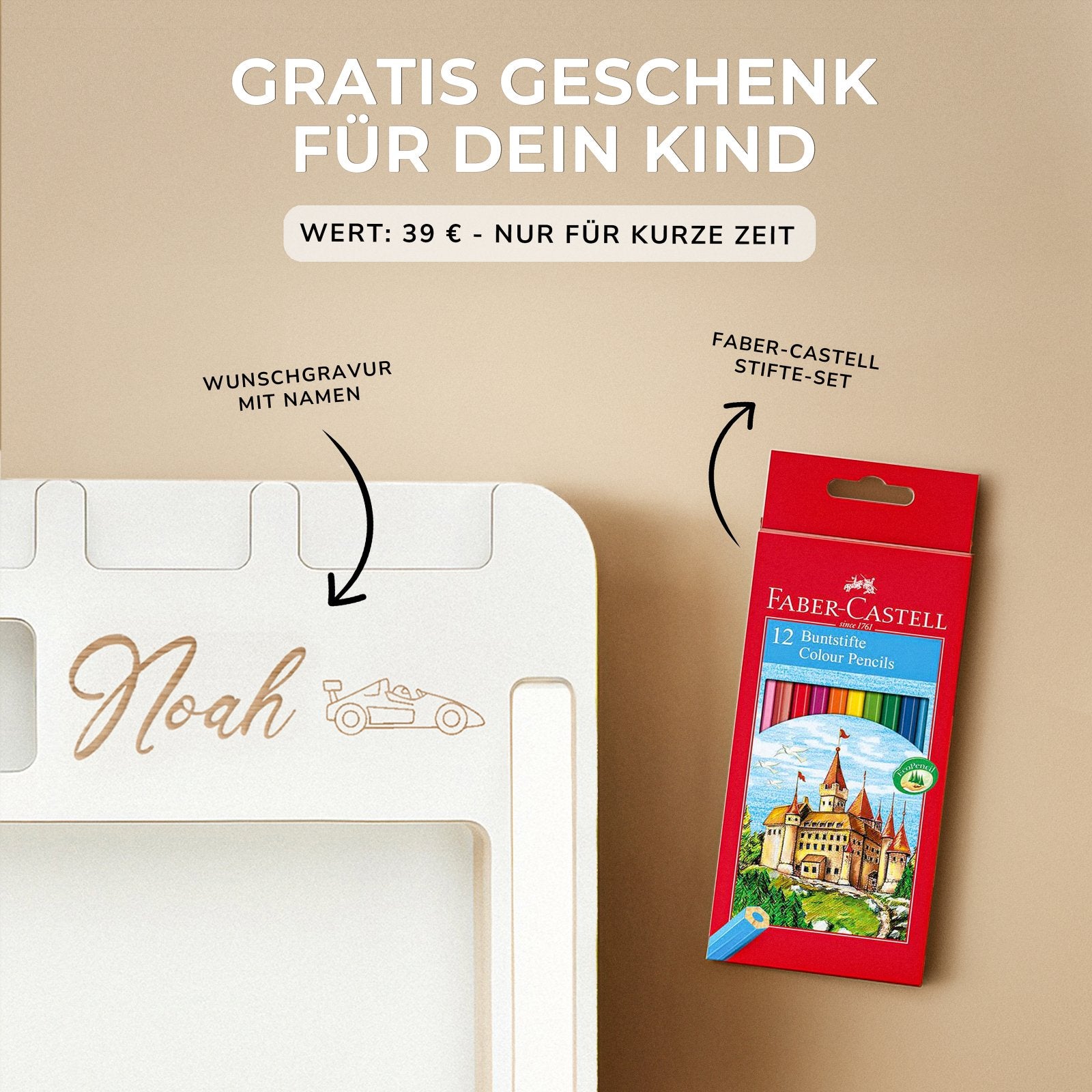 Kinderschreibtisch klappbar & personalisiert – schafft Platz & Freude im Kinderzimmer