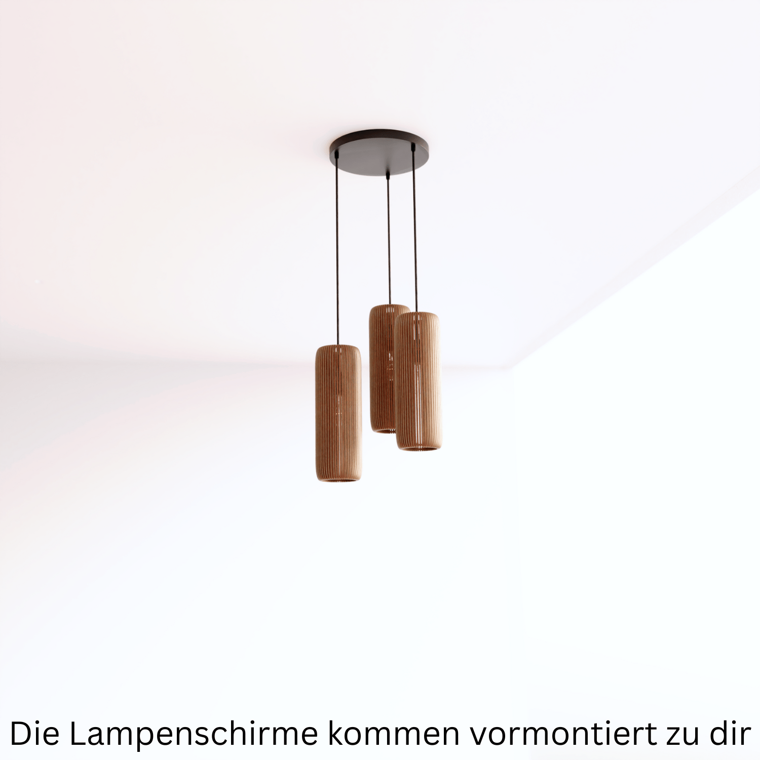3er Hängelampe 'Solveig'