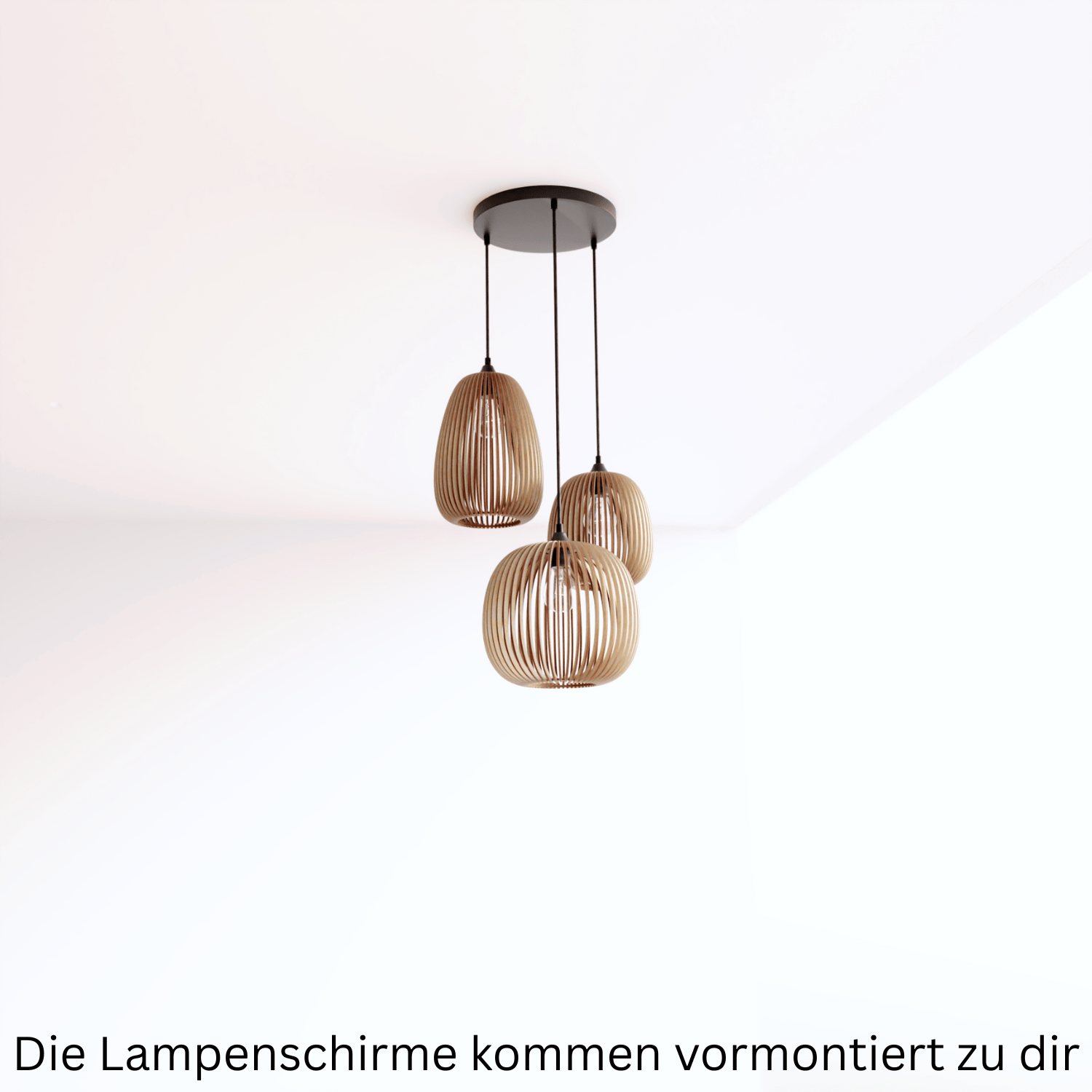 3er Hängelampe 'Eyris'