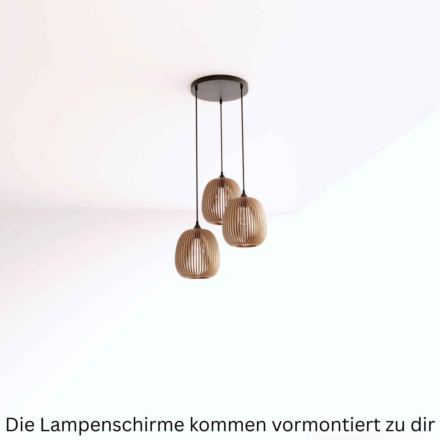 3er Hängelampe 'Styrka'