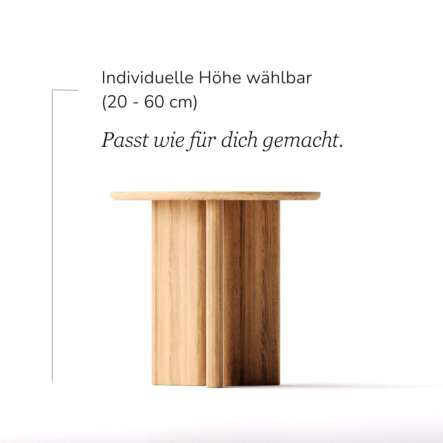 Beistelltisch aus massiver Eiche (FSC®) – Fjord