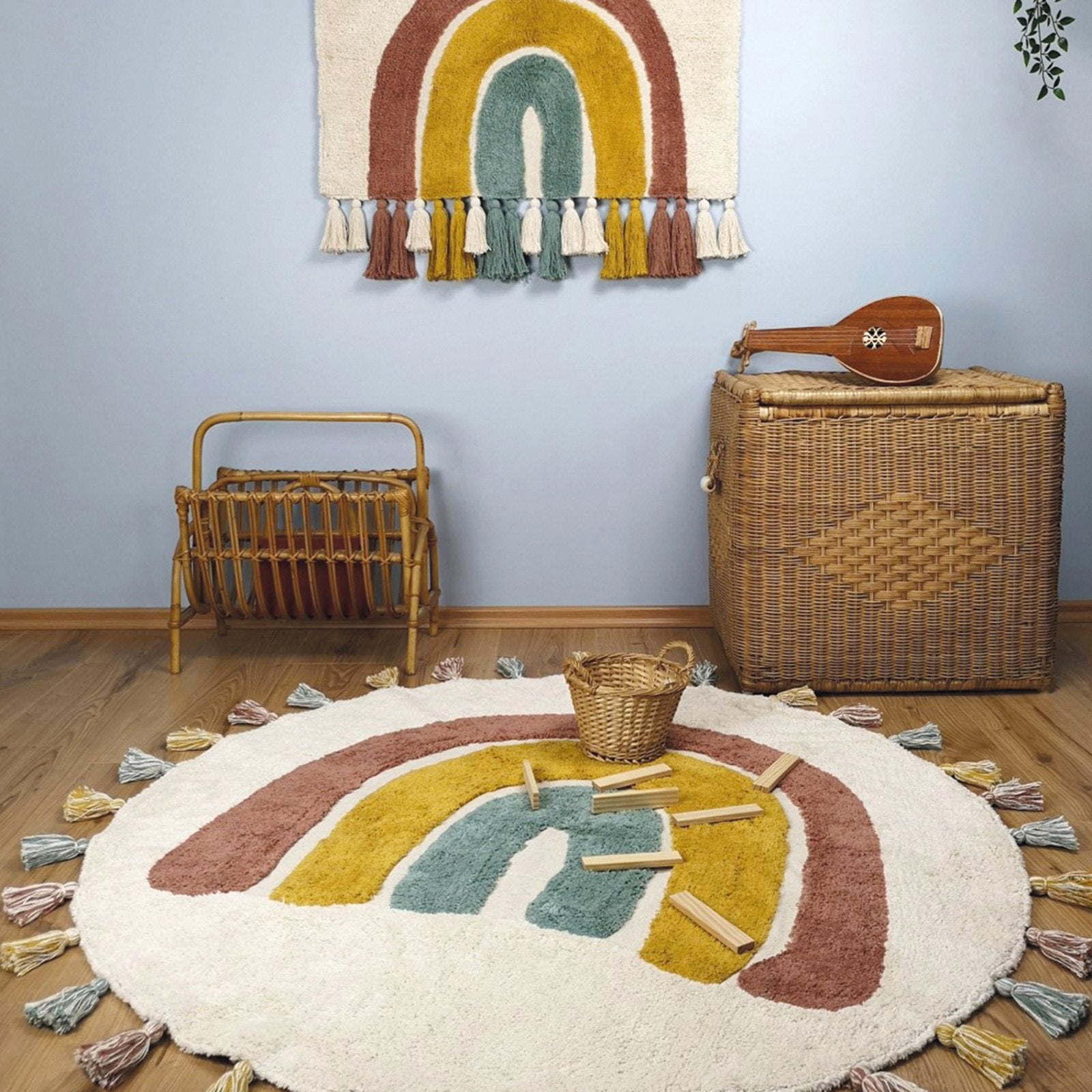 Kinderteppich 'Regenbogen' – für das Baby- und Kinderzimmer