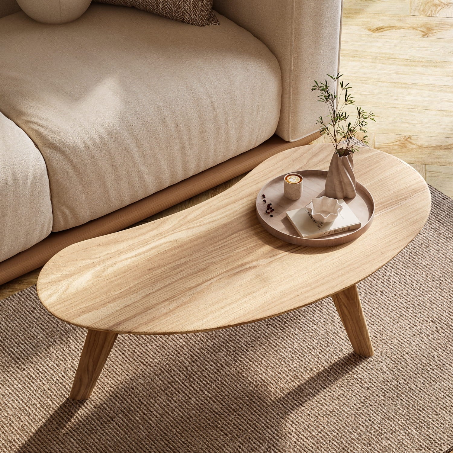 Couchtisch Vesa aus FSC®-Massivholz