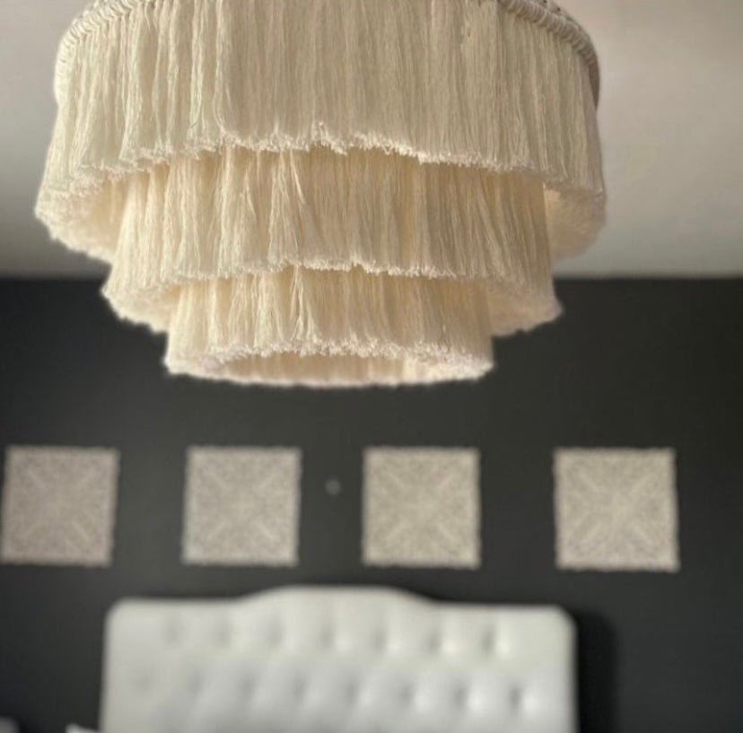 Makramee Lampe 'Eføy' - NORDESTIC