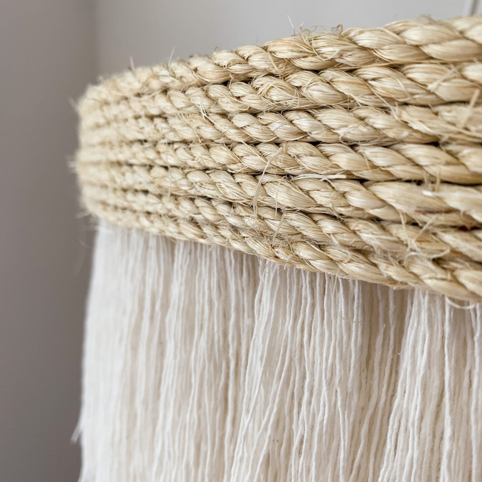 Makramee Lampe 'Gnåle' - NORDESTIC