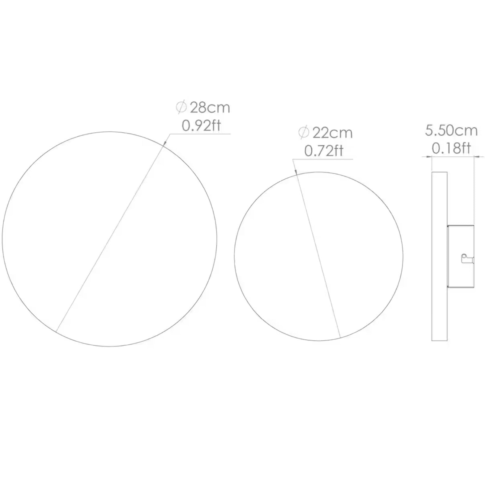 Wandleuchte 'Skadi' - NORDESTIC