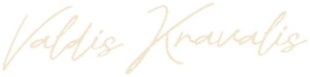 Unterschrift Valdis Kravalis