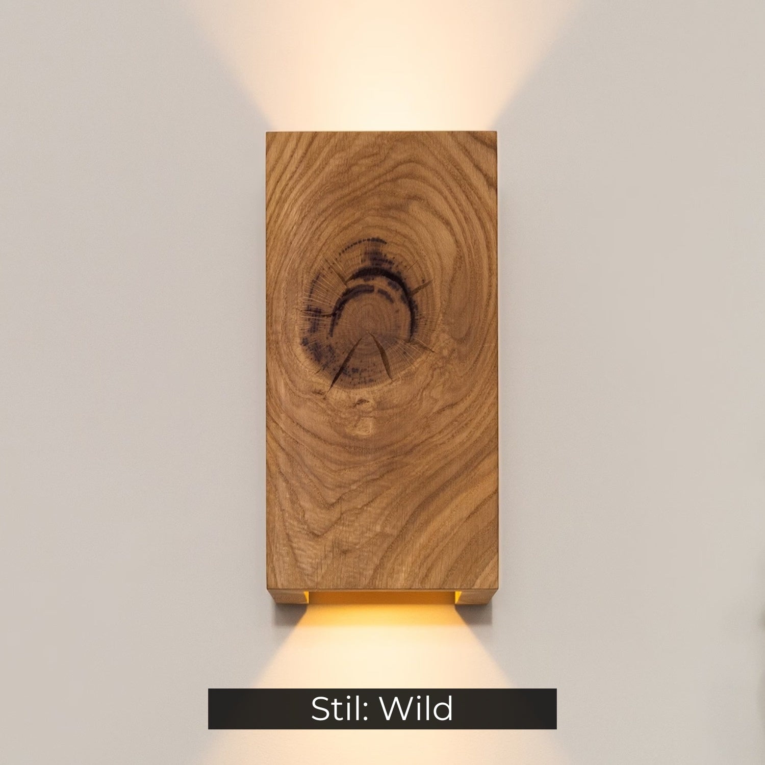 Wandlampe Holz Badajoz Wandleuchte Abjora