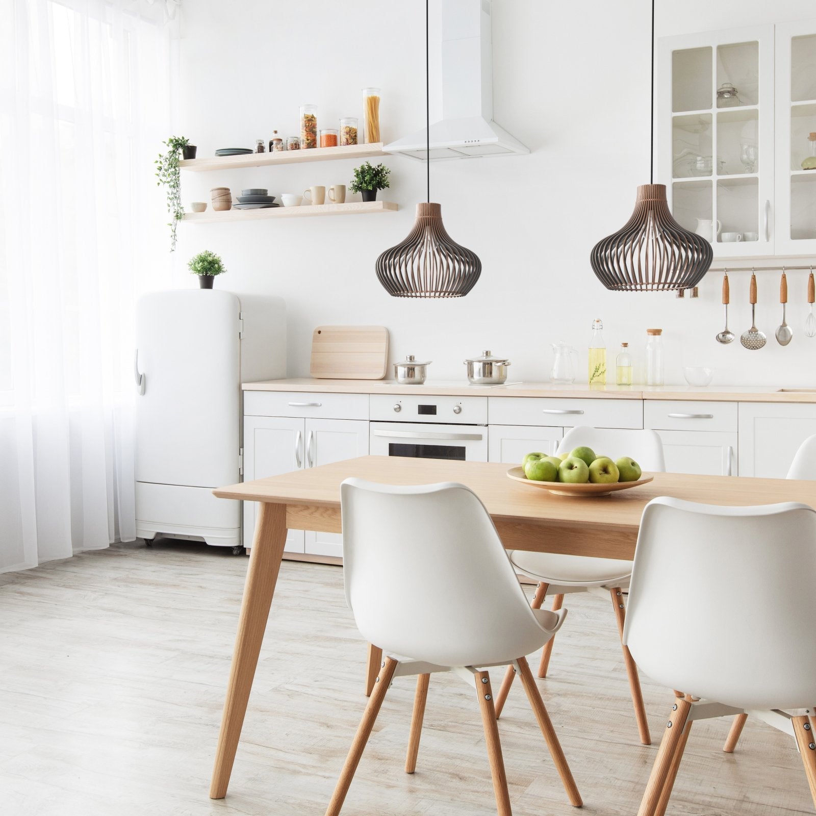 Pendelleuchte Esstisch Holz 'Baidur'