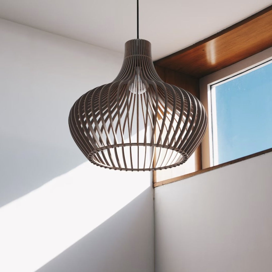 Pendelleuchte Esstisch Holz 'Baidur'