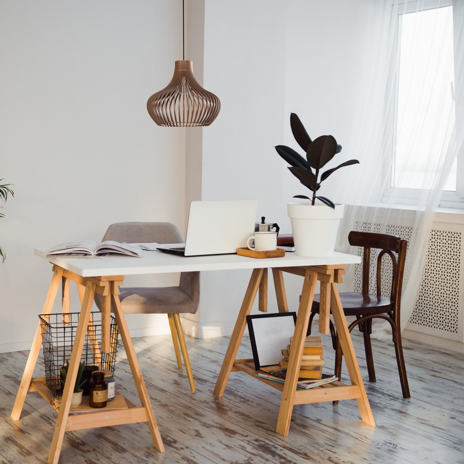 Pendelleuchte Esstisch Holz 'Baidur'