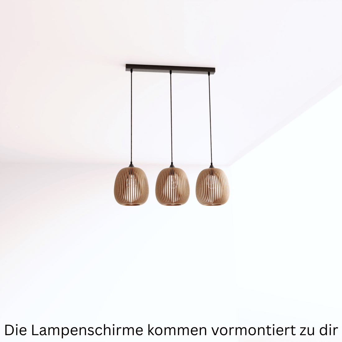 3er Hängelampe 'Alva'