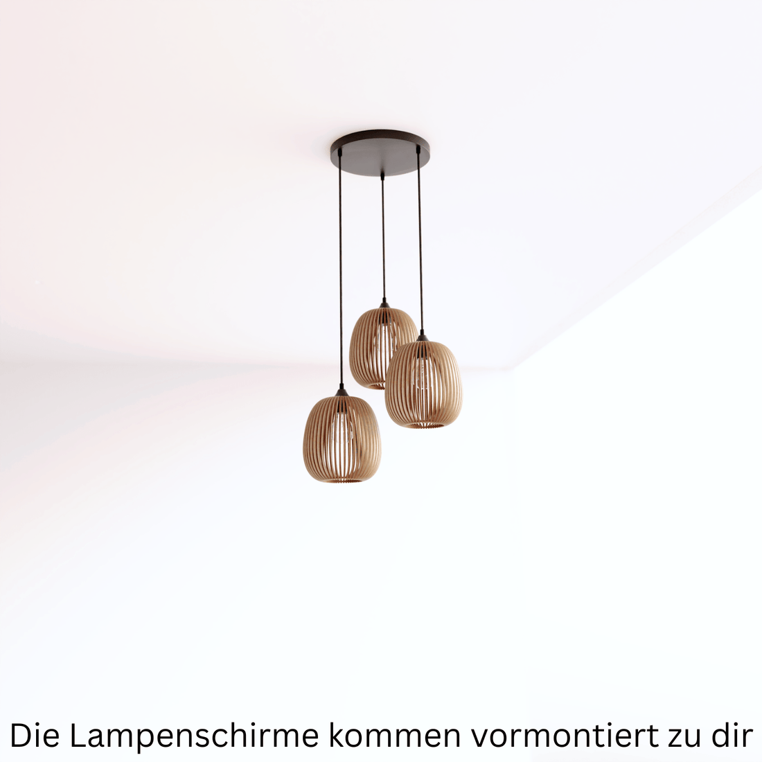 3er Hängelampe 'Styrka'