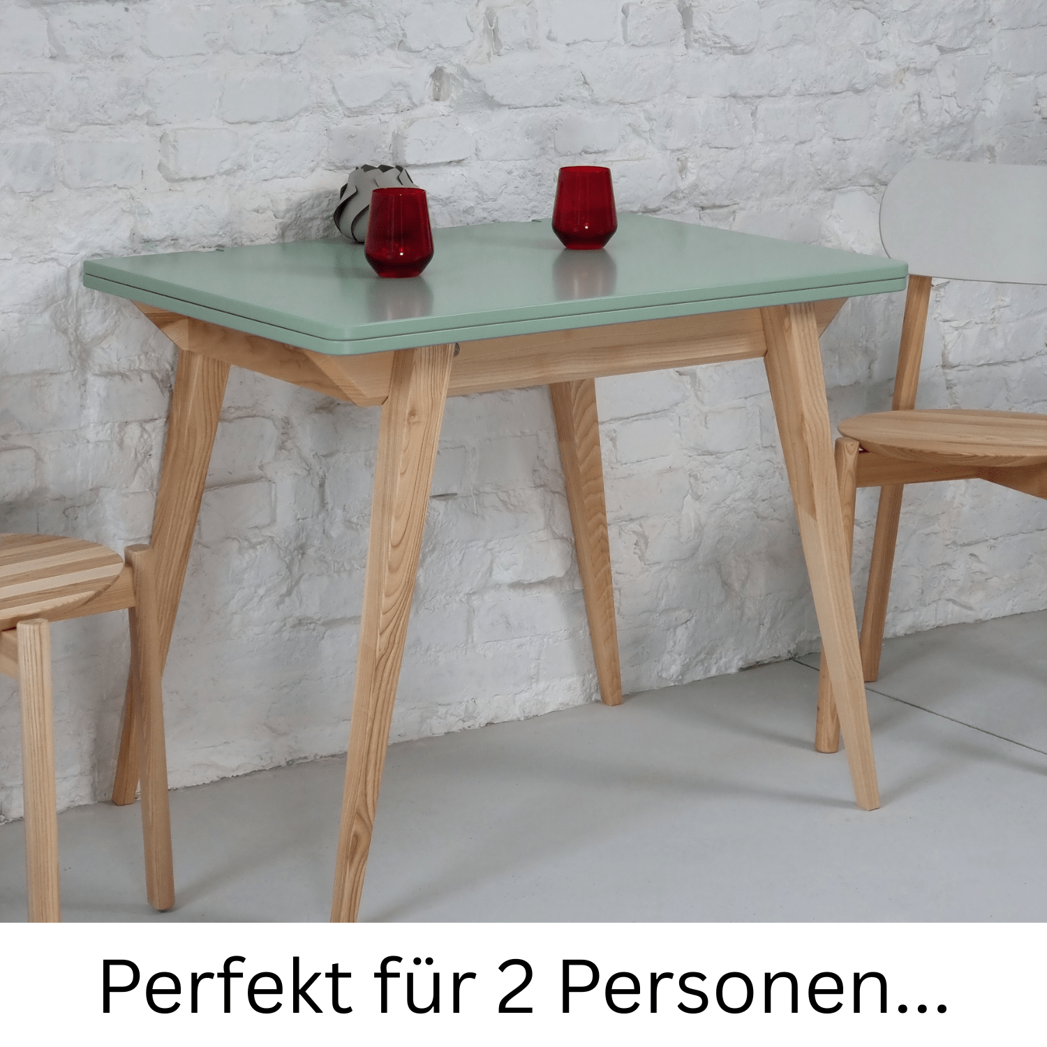 #Tischplattenfarbe_Salbeigrün