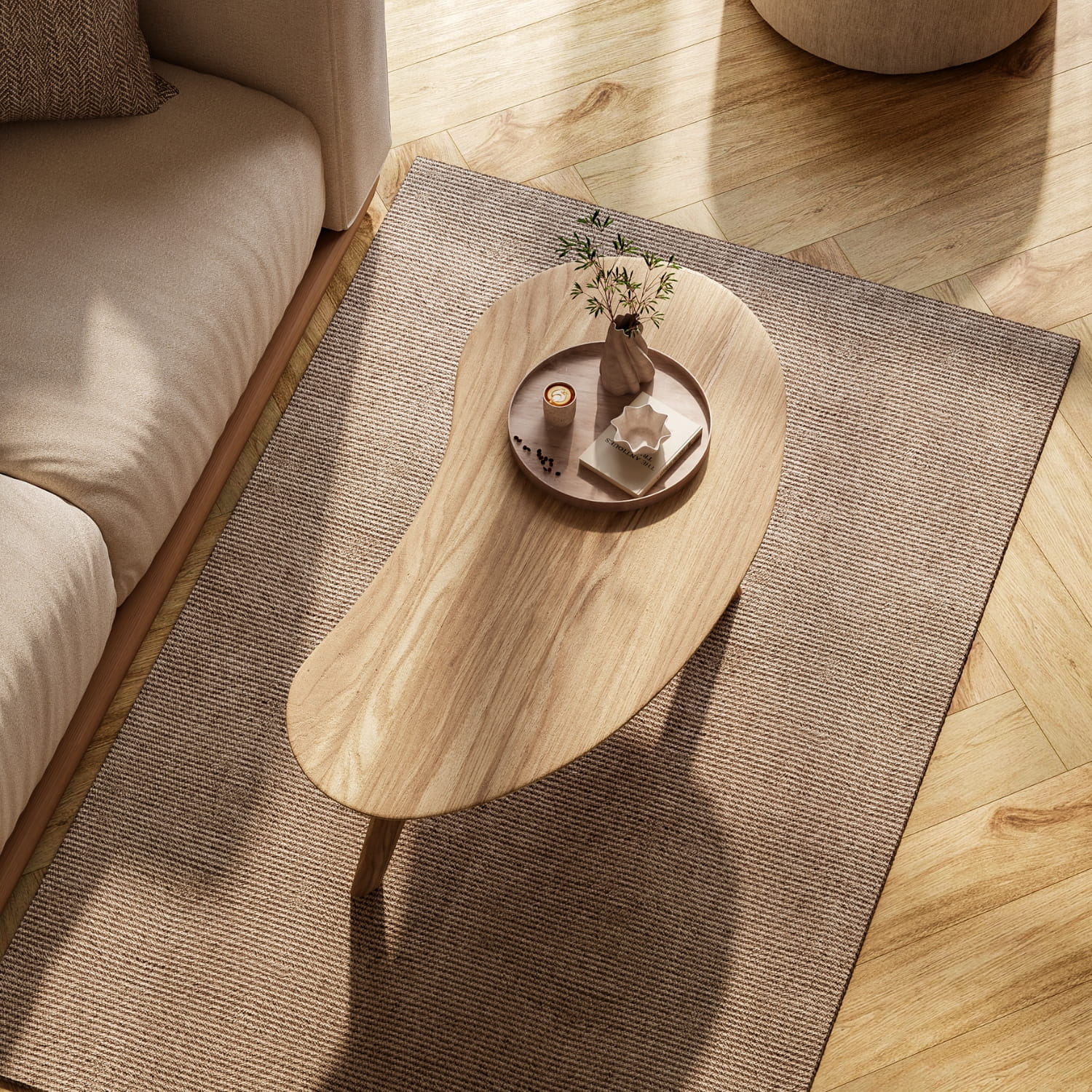 Couchtisch Vesa aus FSC®-Massivholz